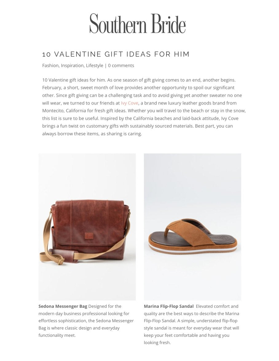 Celebrate Valentines Day with Southern Bride - Ivy Cove Montecito