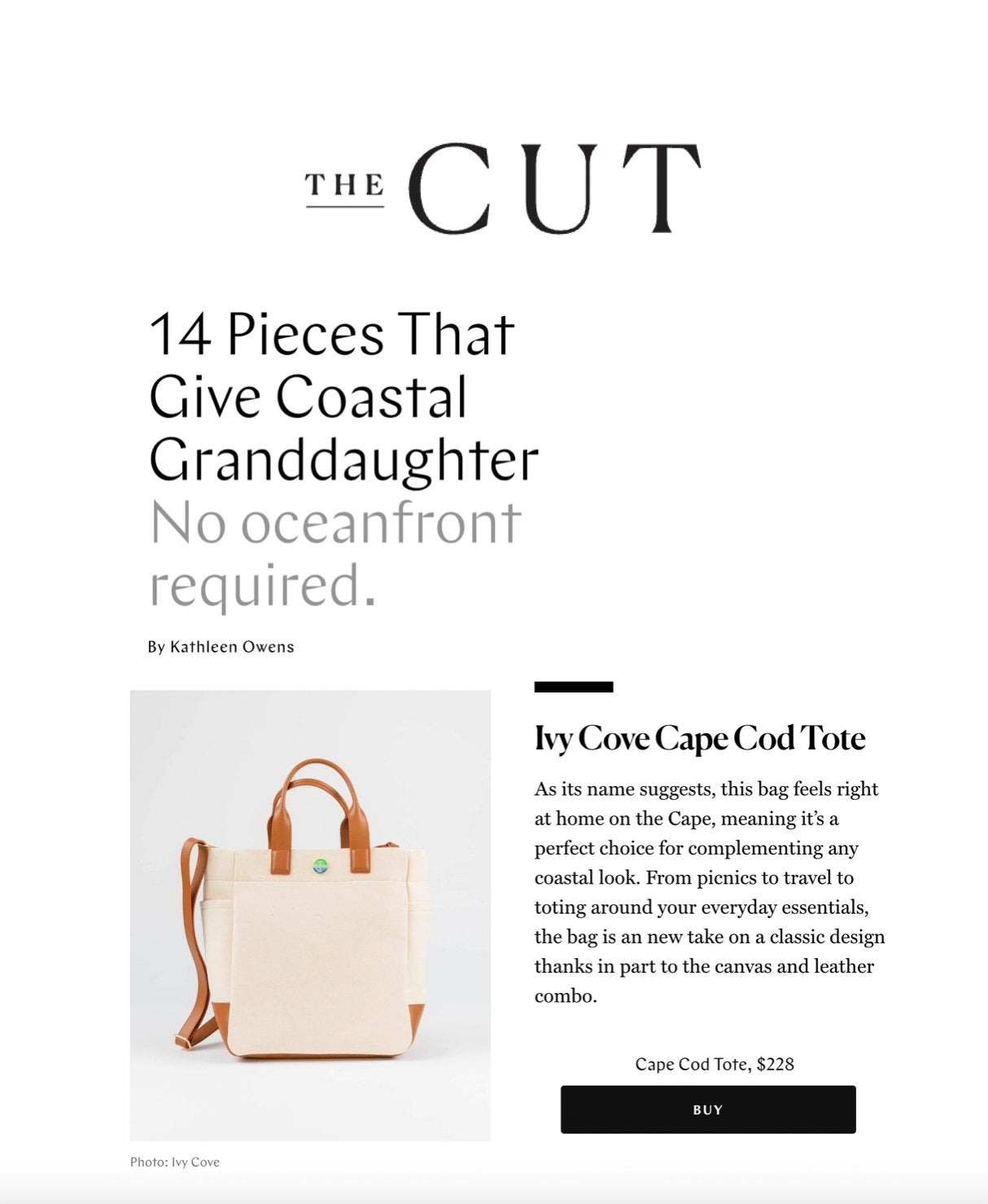 Coastal Granddaughter Style with The Cut - Ivy Cove Montecito