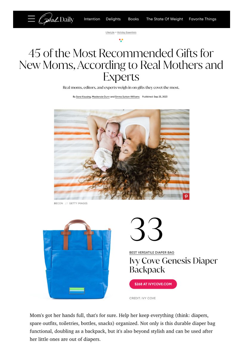 Oprah's Best Gifts For Mom Featuring Ivy Cove - Ivy Cove Montecito