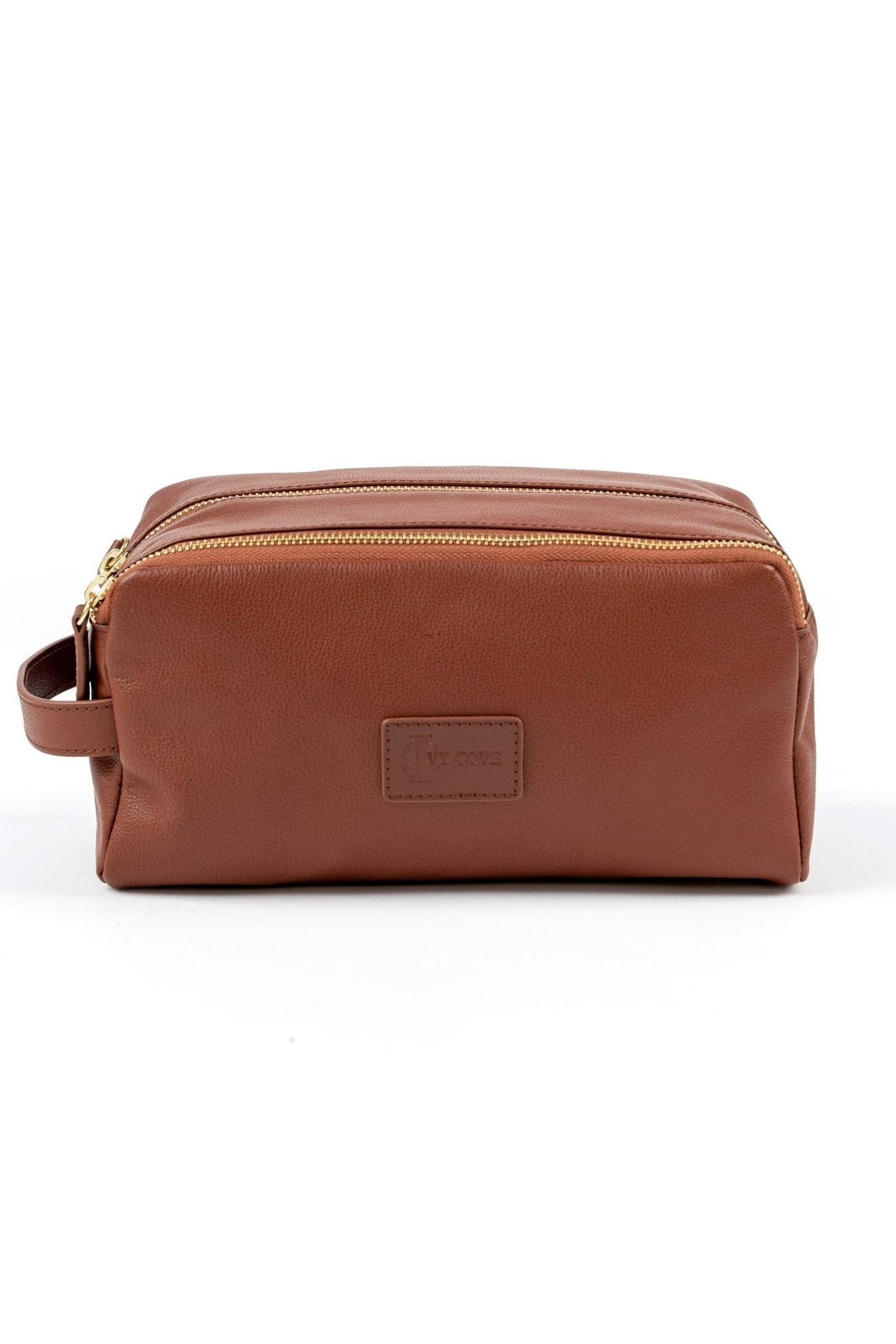 Cambria Full-Grain Leather Dopp Kit | Men's | Ivy Cove – Ivy Cove