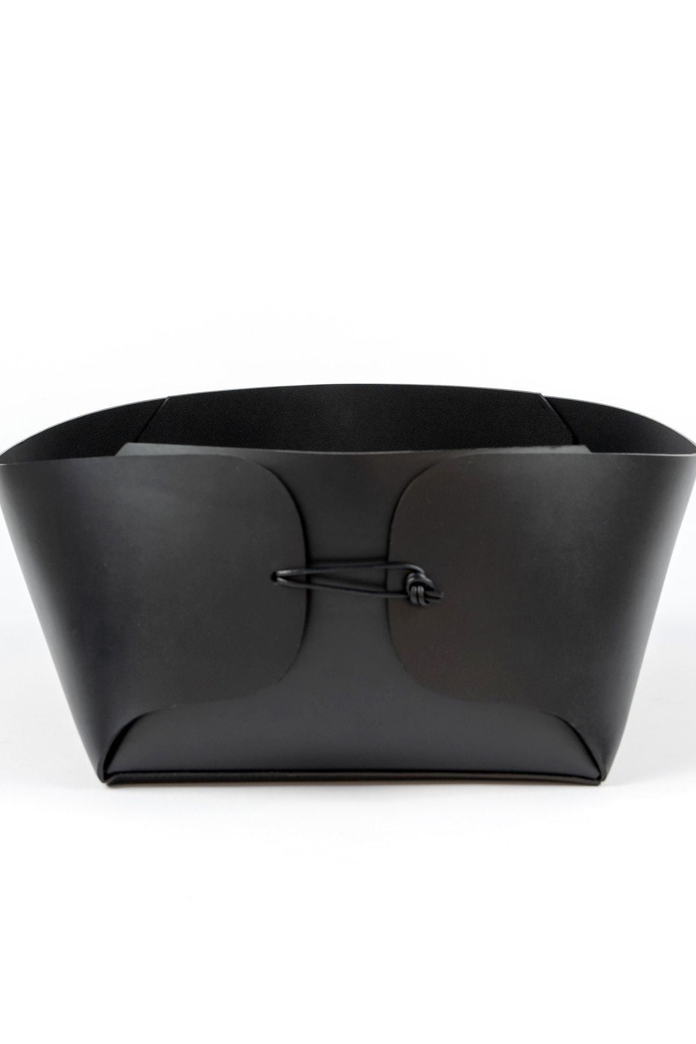 Moonlight Leather Basket - Ivy Cove Montecito