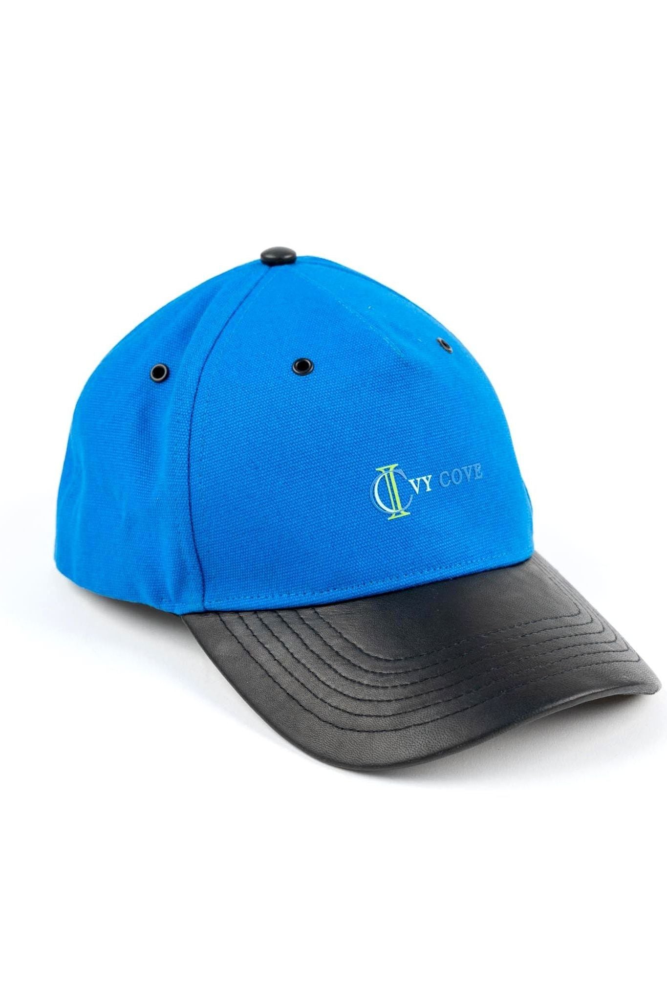 Pacific Leather and Canvas Hat - Ivy Cove Montecito