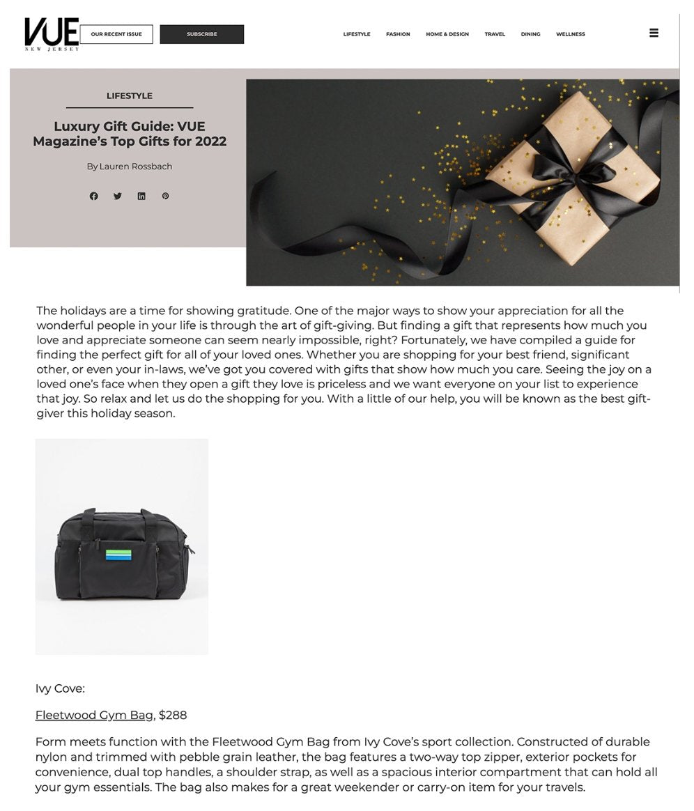 Ivy Cove For The Holidays At VUE - Ivy Cove Montecito