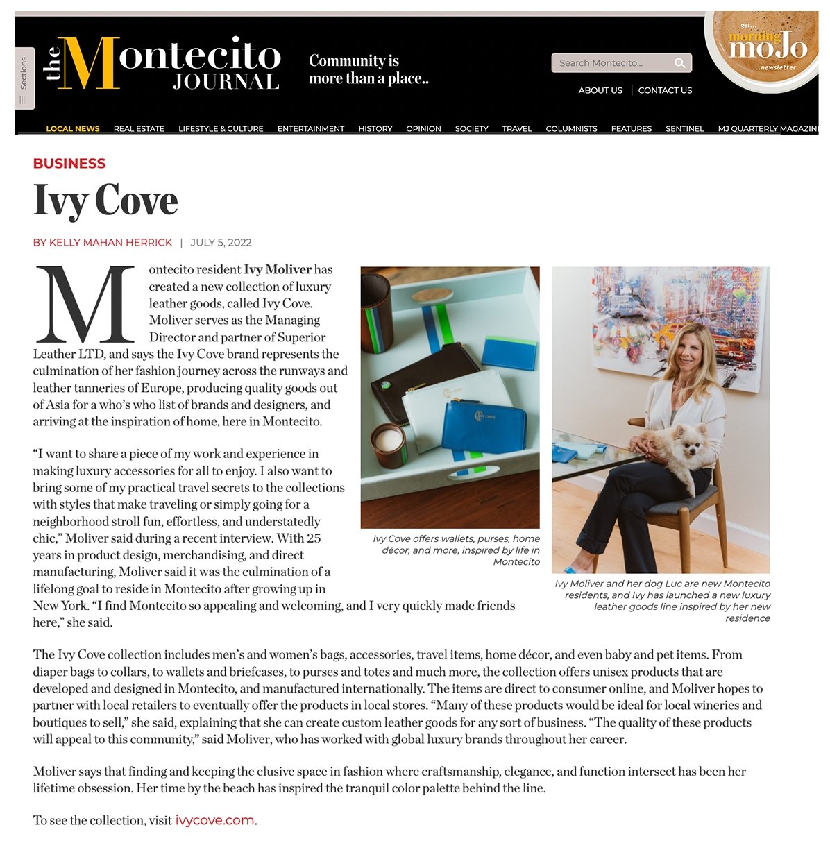 Montecito Journal Feature