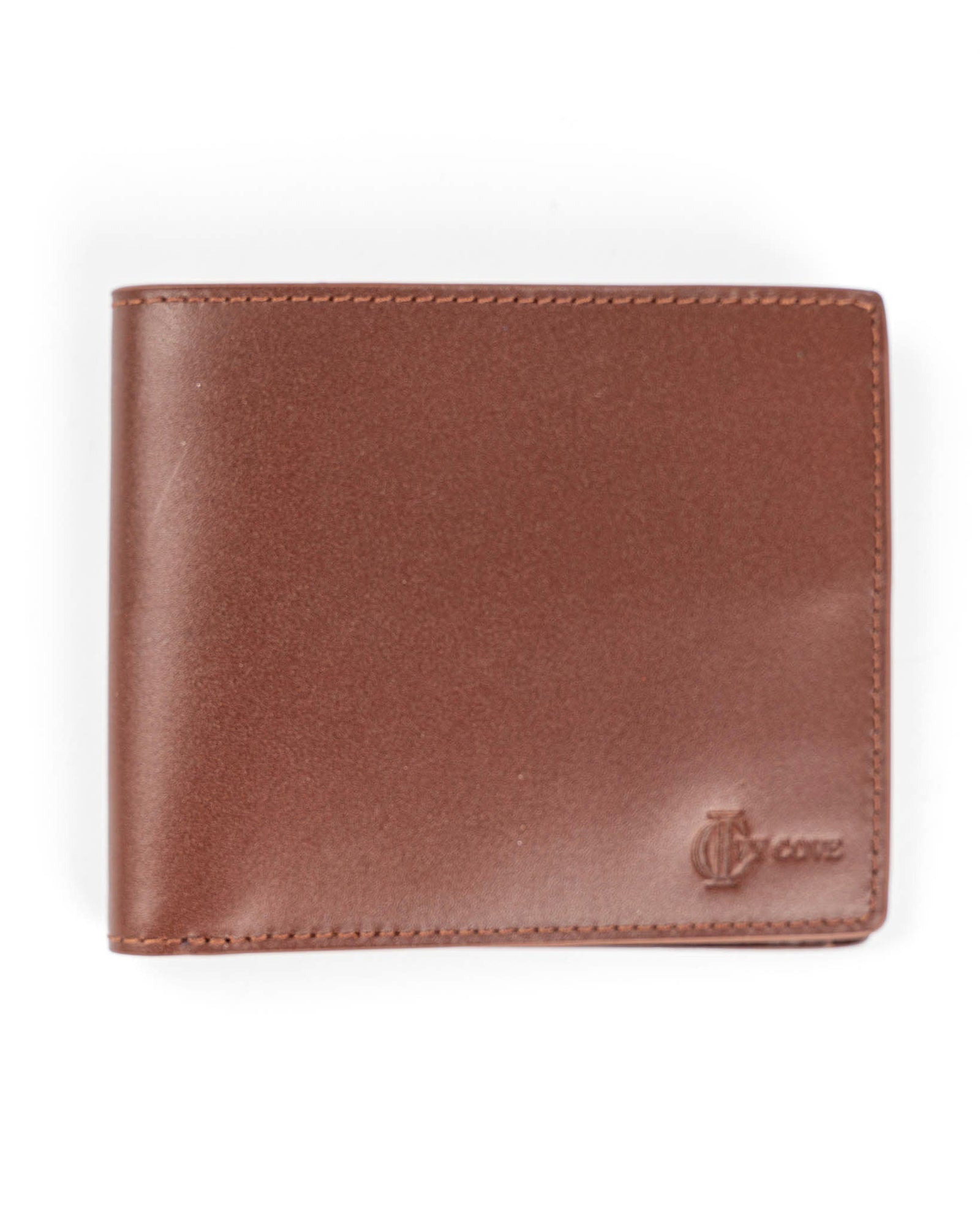 Men's premium brown leather wallet