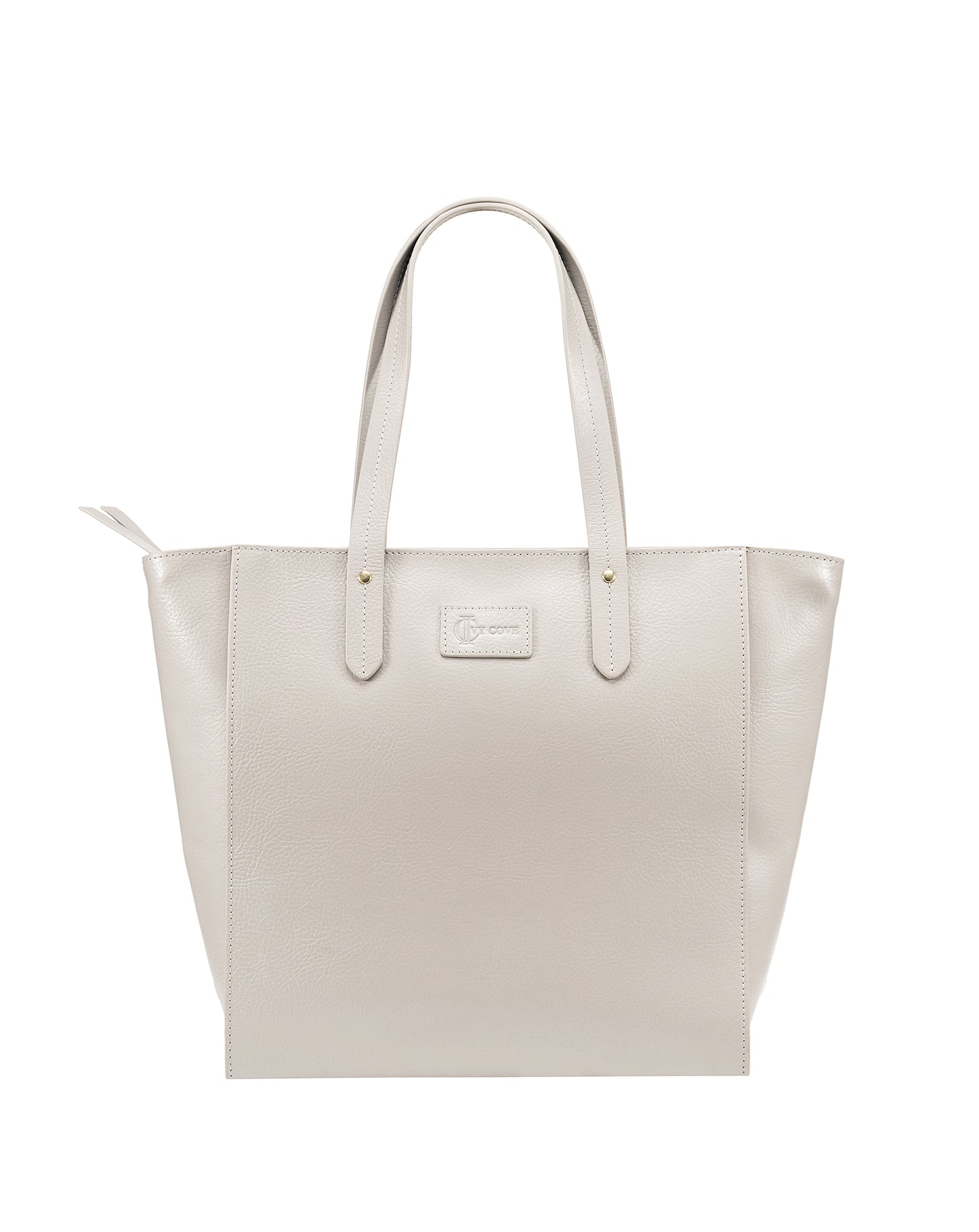 Sierra Zip Top Leather Tote