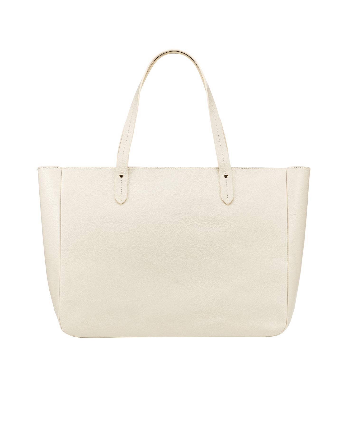 East West Zip Top Leather Tote