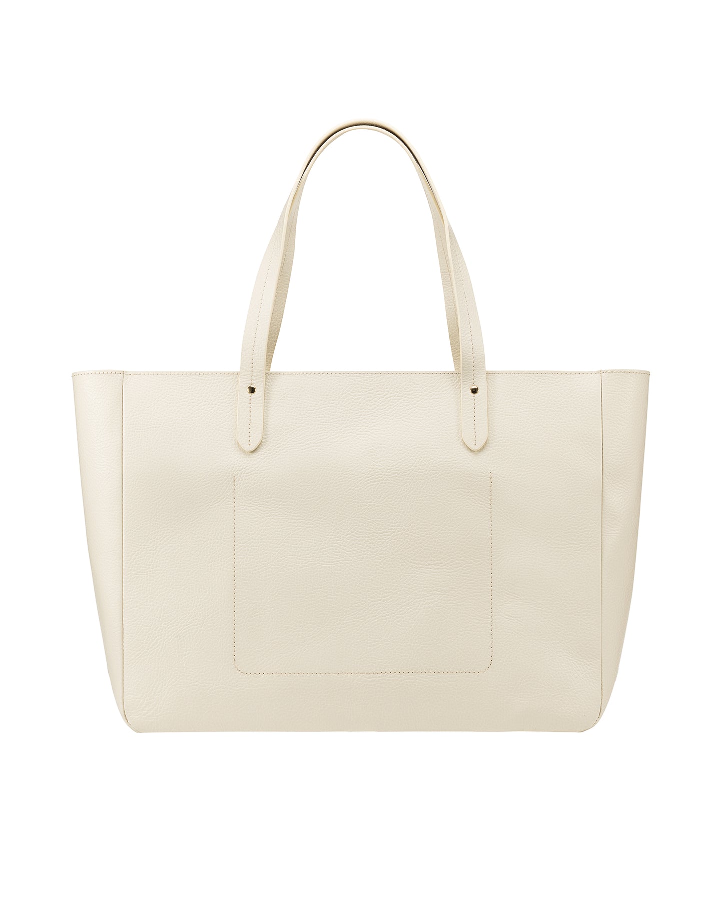 East West Zip Top Leather Tote