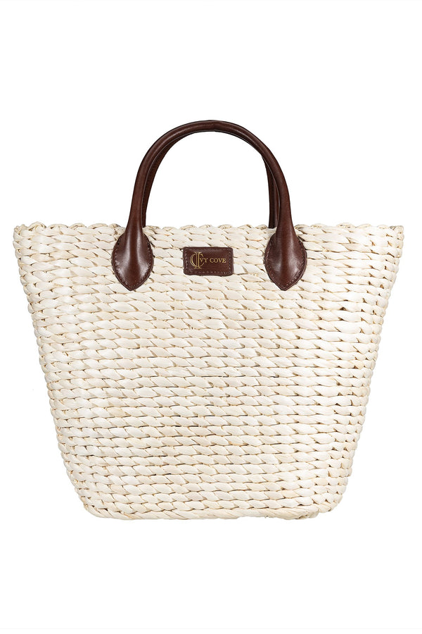 Coastal Straw Tote Bag