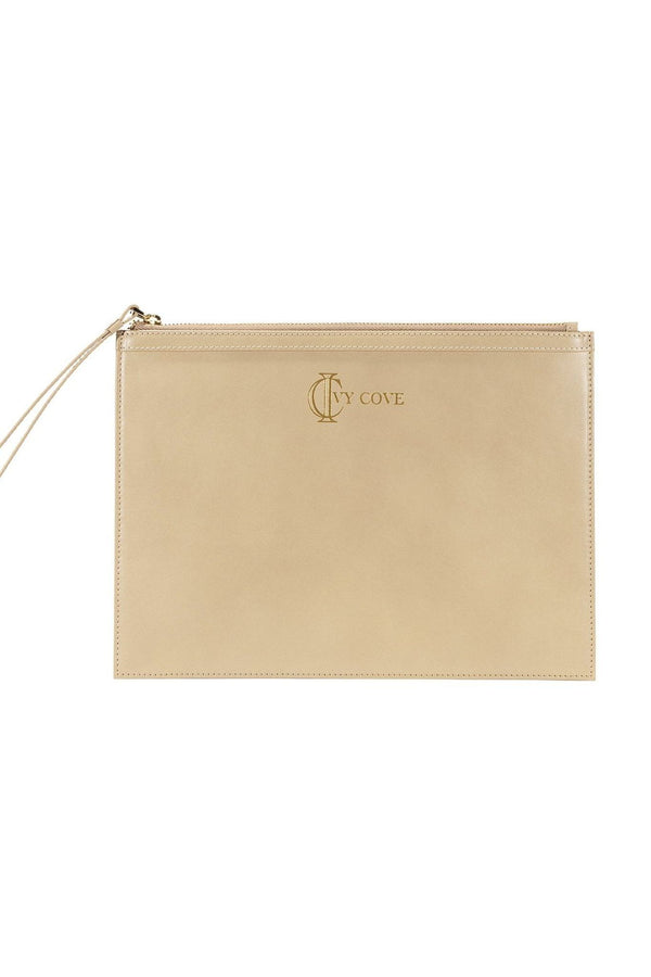 Ysidro Leather Zip Pouch