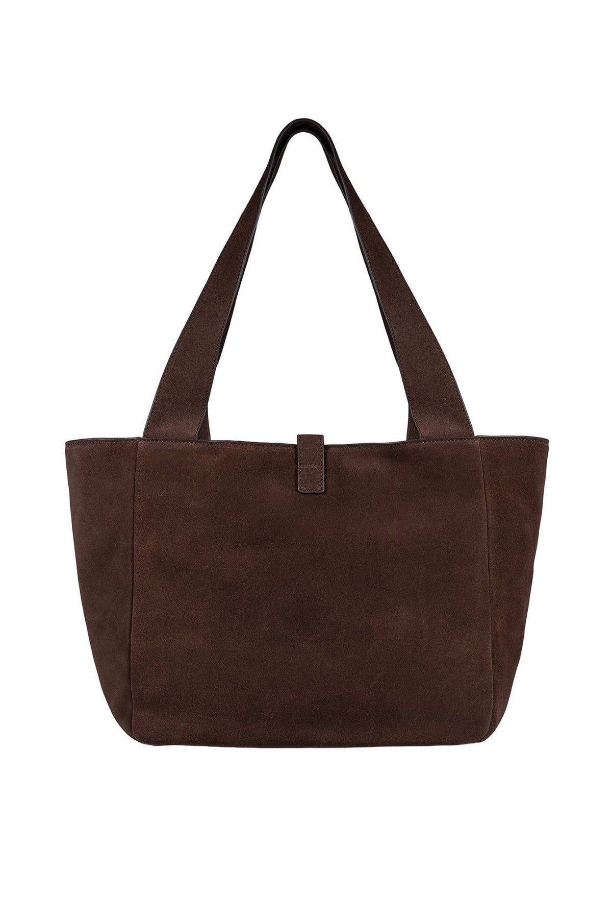 Cove Suede Tote Bag - Brown - Ivy Cove Montecito