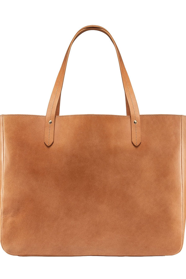 East West Leather Tote - Vachetta