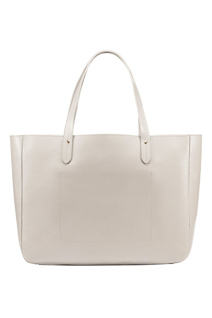 East West Leather Tote - Ivy Cove Montecito