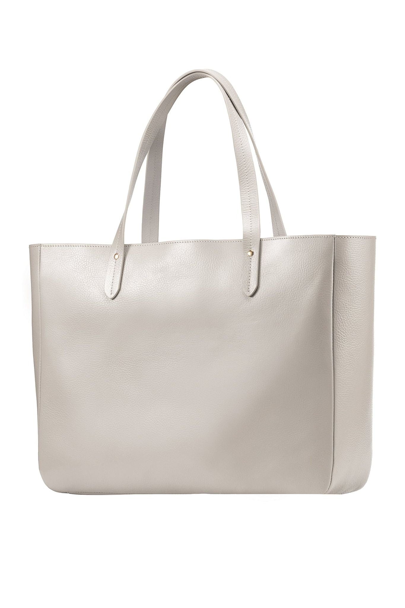 East West Leather Tote - Ivy Cove Montecito
