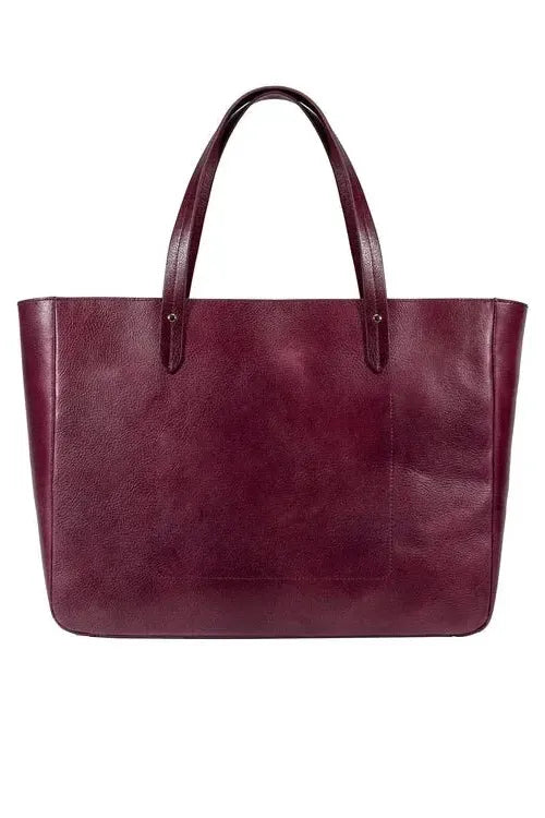East West Tote - Burgundy - Ivy Cove Montecito
