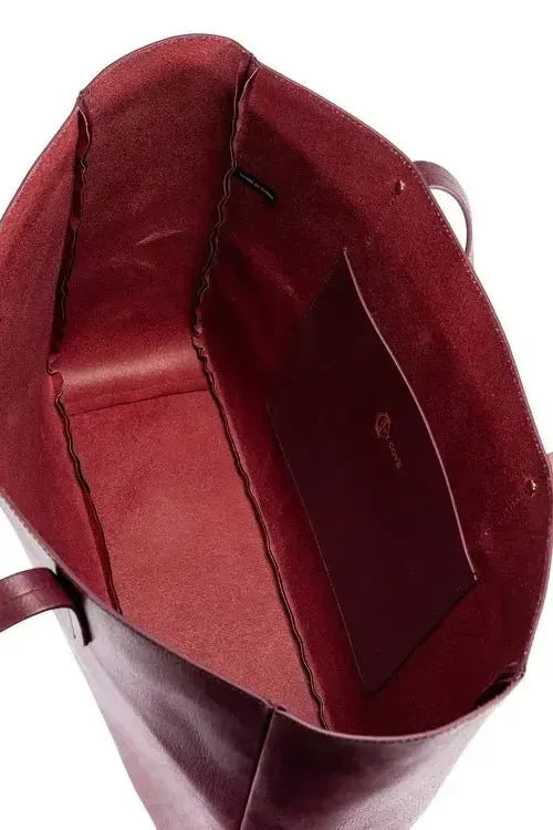 East West Tote - Burgundy - Ivy Cove Montecito