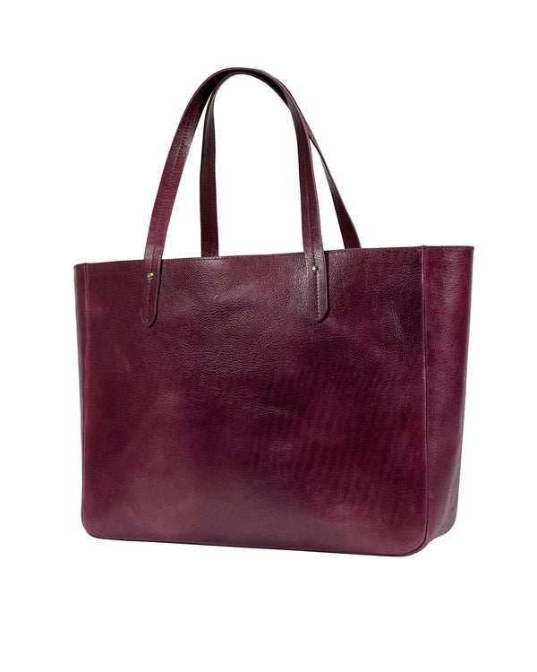East West Tote - Burgundy - Ivy Cove Montecito