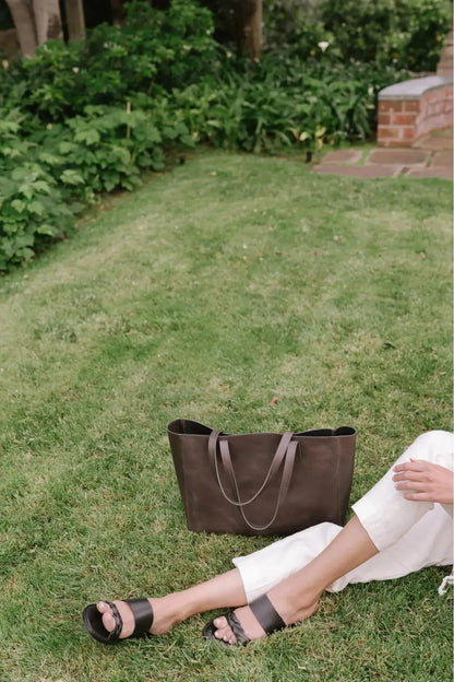 East West Tote - Grey - Ivy Cove Montecito