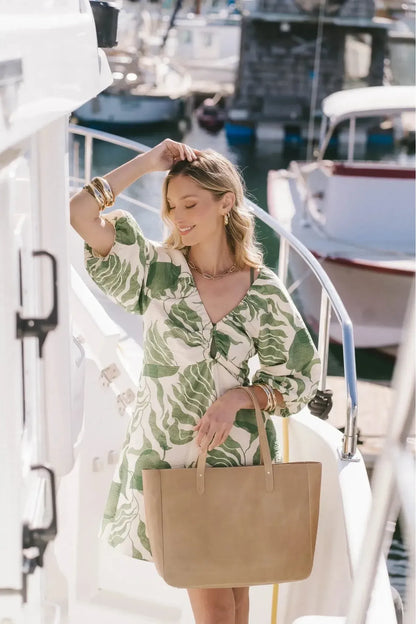 East West Tote - Sand - Ivy Cove Montecito