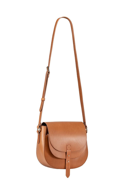 Equestrian Leather Cross Body - Saddle - Ivy Cove Montecito