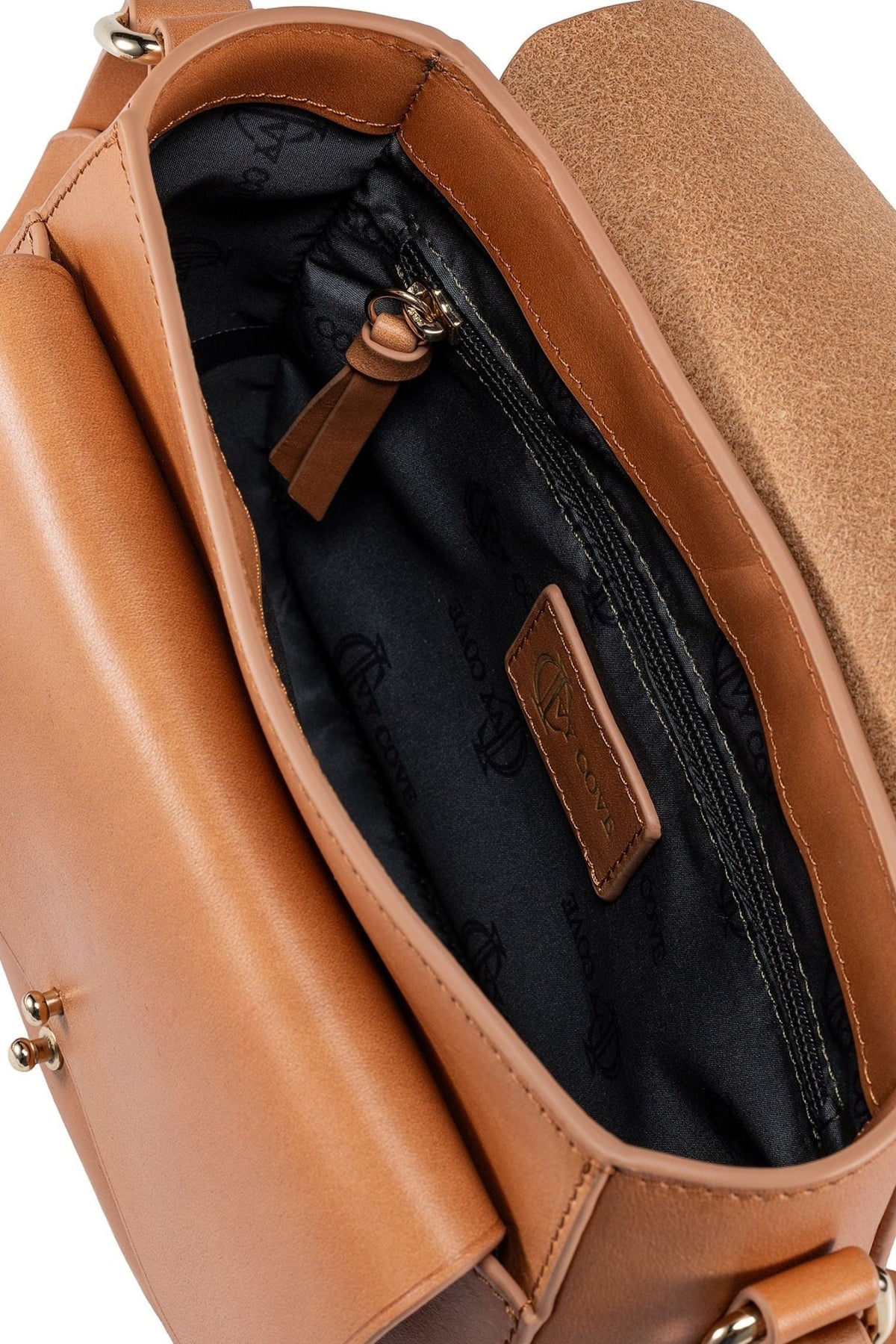 Equestrian Leather Cross Body - Saddle - Ivy Cove Montecito