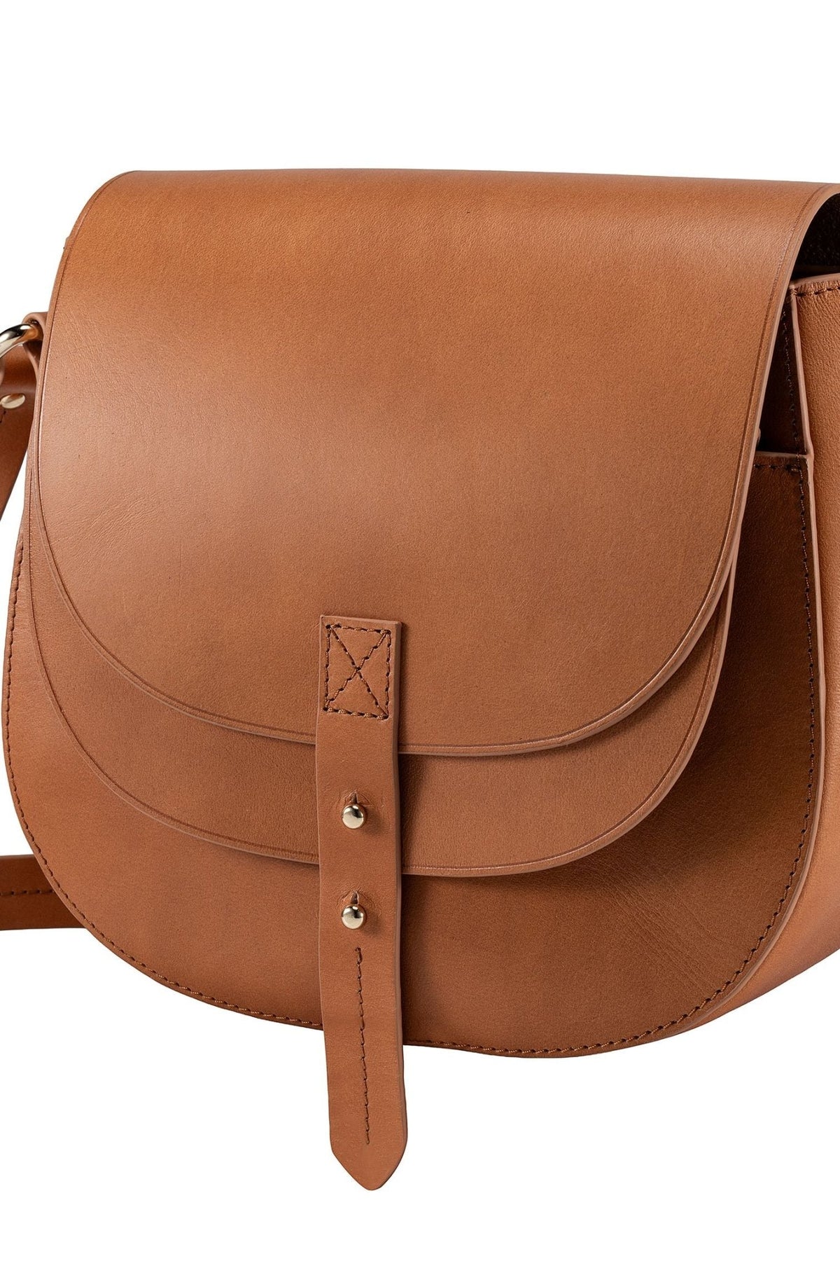 Equestrian Leather Cross Body - Saddle - Ivy Cove Montecito