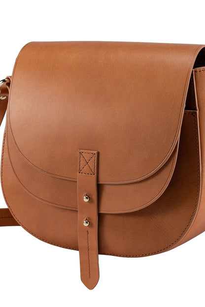 Equestrian Leather Cross Body - Saddle - Ivy Cove Montecito