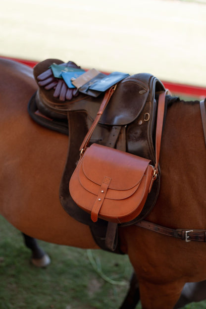 Equestrian Leather Cross Body - Saddle - Ivy Cove Montecito