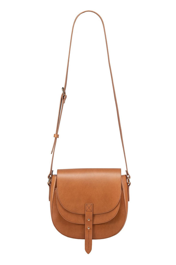 Equestrian Leather Cross Body - Saddle