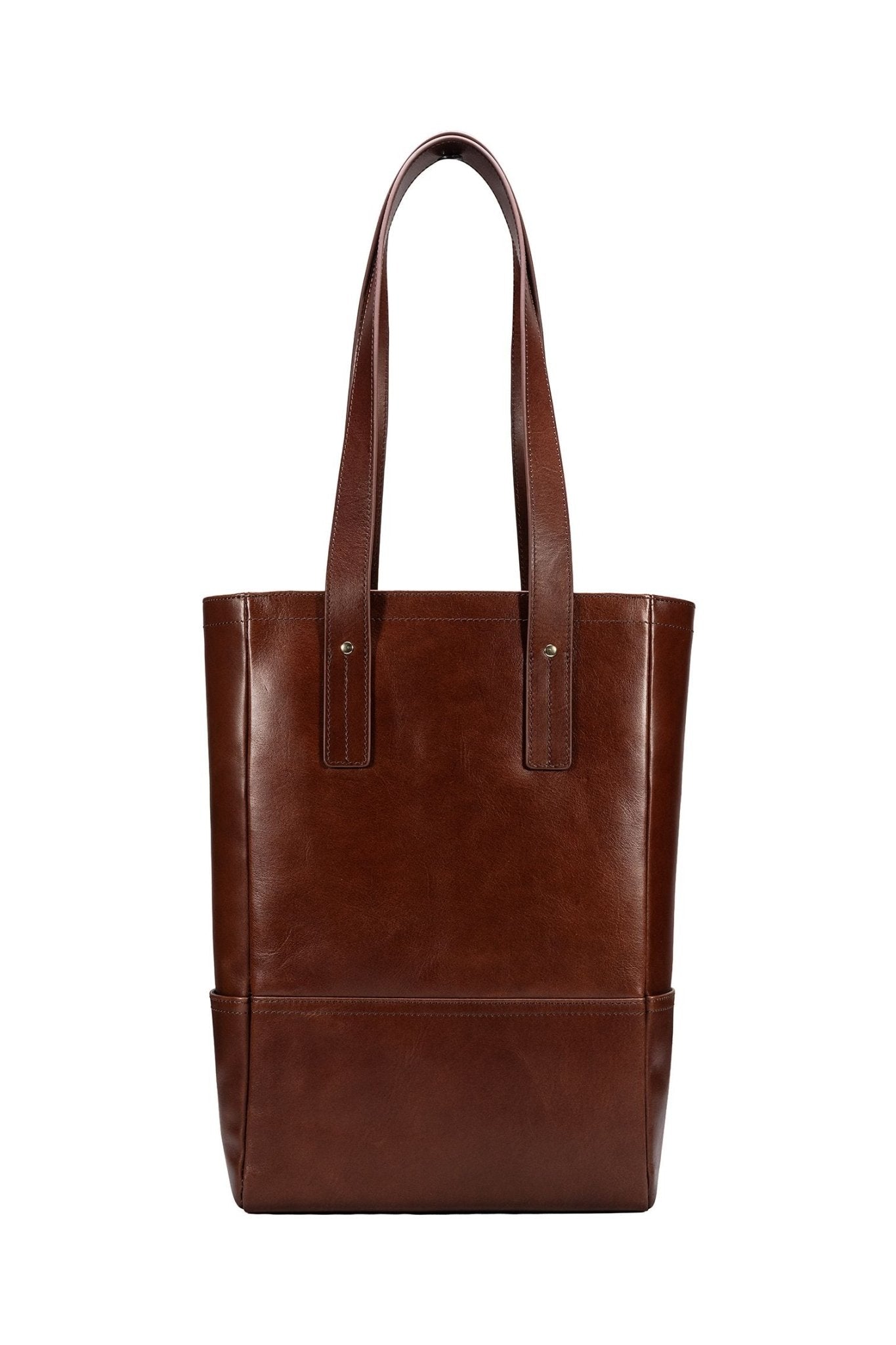 Estate Leather Wine Tote - Ivy Cove Montecito