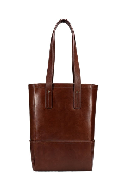 Estate Leather Wine Tote - Ivy Cove Montecito