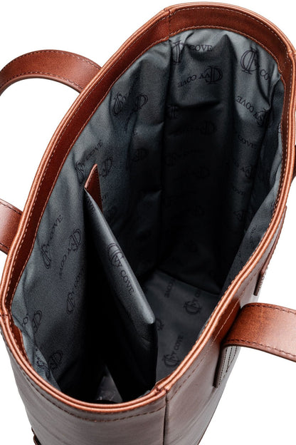 Estate Leather Wine Tote - Ivy Cove Montecito
