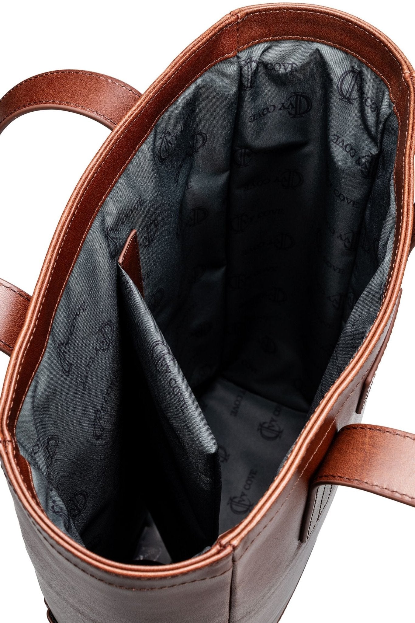 Estate Leather Wine Tote - Ivy Cove Montecito