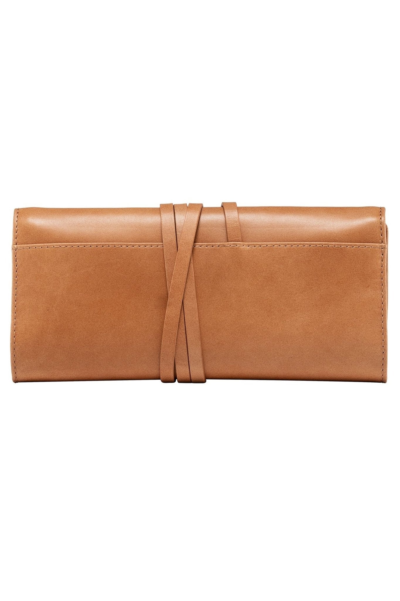 Leather Wrap Jewelry Roll - Ivy Cove Montecito