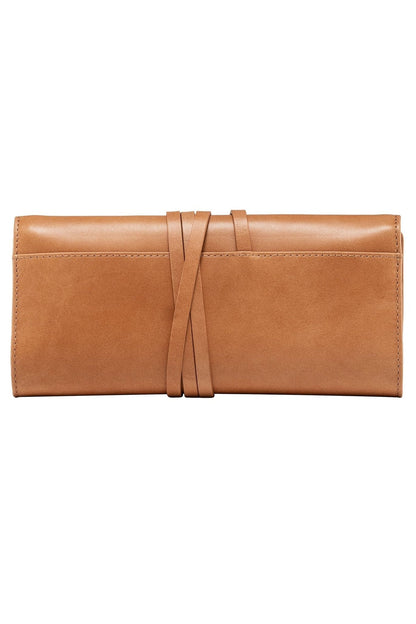 Leather Wrap Jewelry Roll - Ivy Cove Montecito