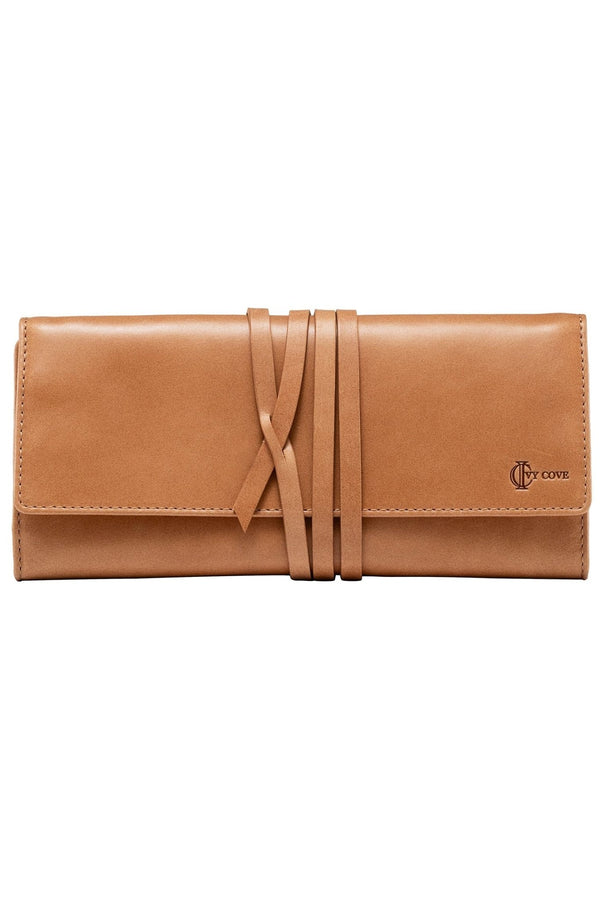 Leather Wrap Jewelry Roll