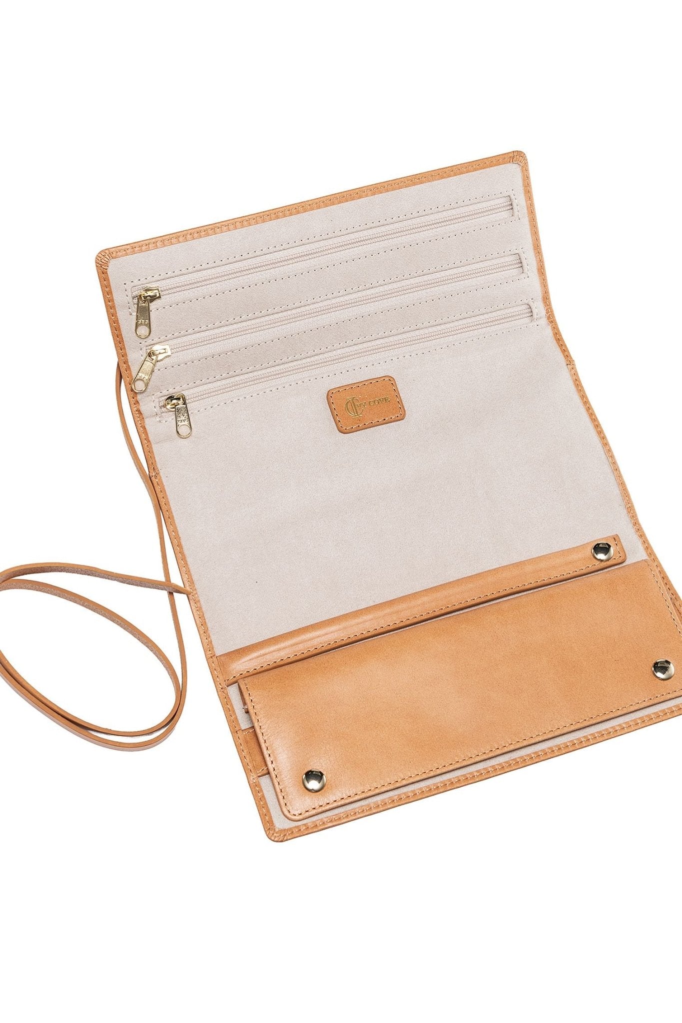 Leather Wrap Jewelry Roll - Ivy Cove Montecito