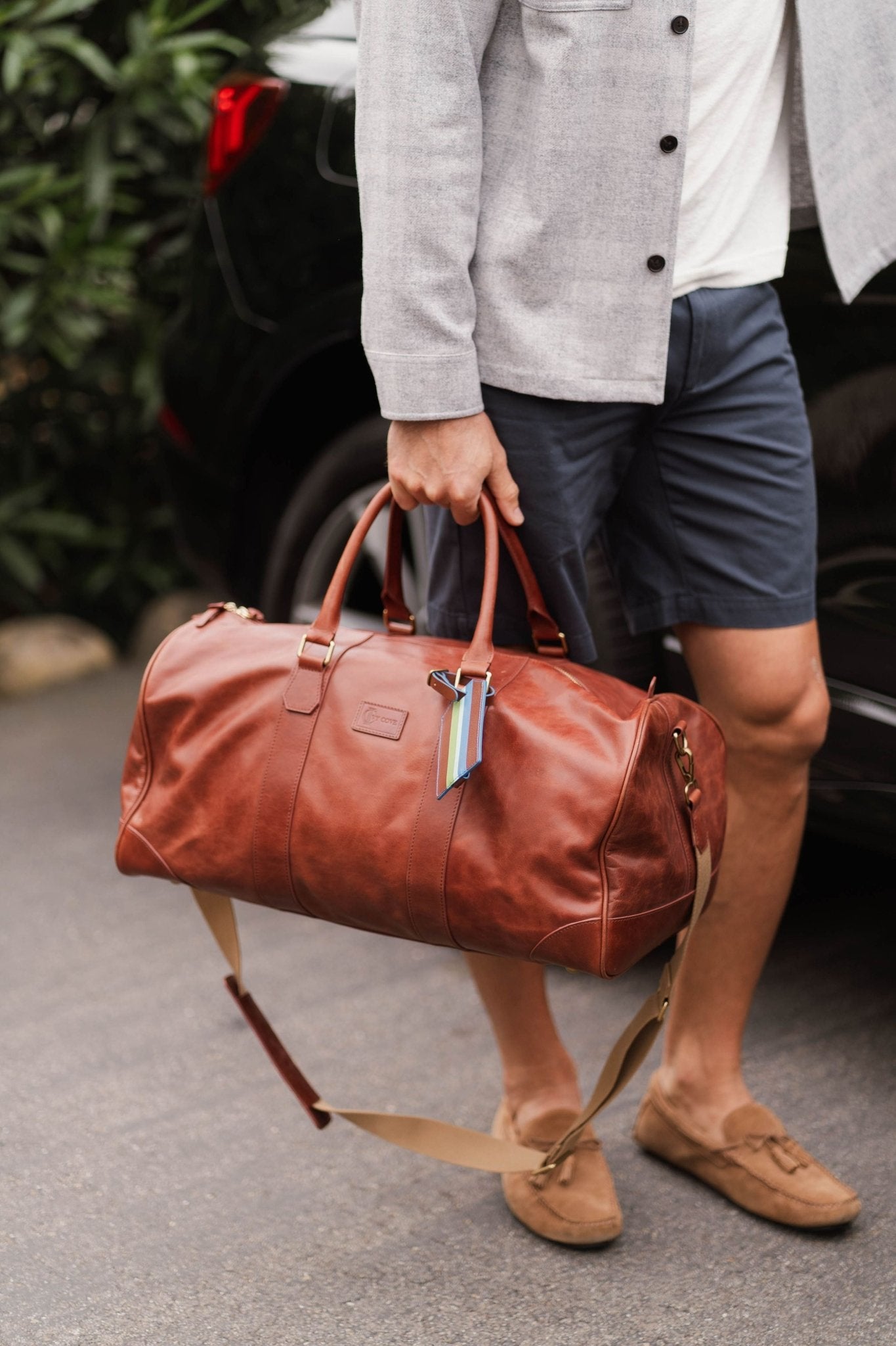 Marlow Leather Duffle Bag | Men's Travel Bag