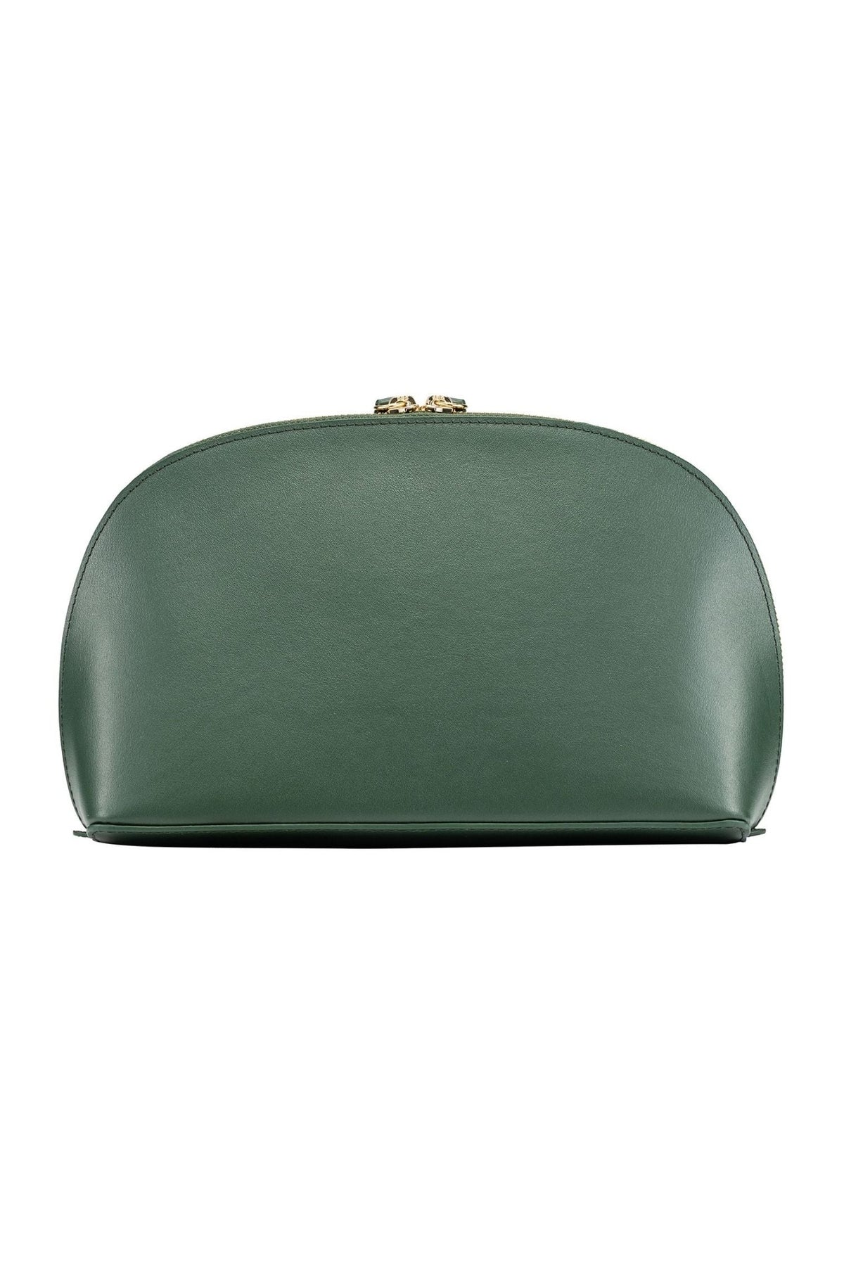 Mesa Leather Cosmetic Bag - Teal - Ivy Cove Montecito