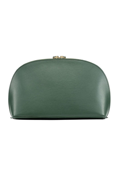 Mesa Leather Cosmetic Bag - Teal - Ivy Cove Montecito