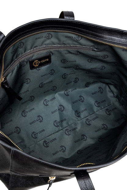 Morro Zip Tote - Black - Ivy Cove Montecito