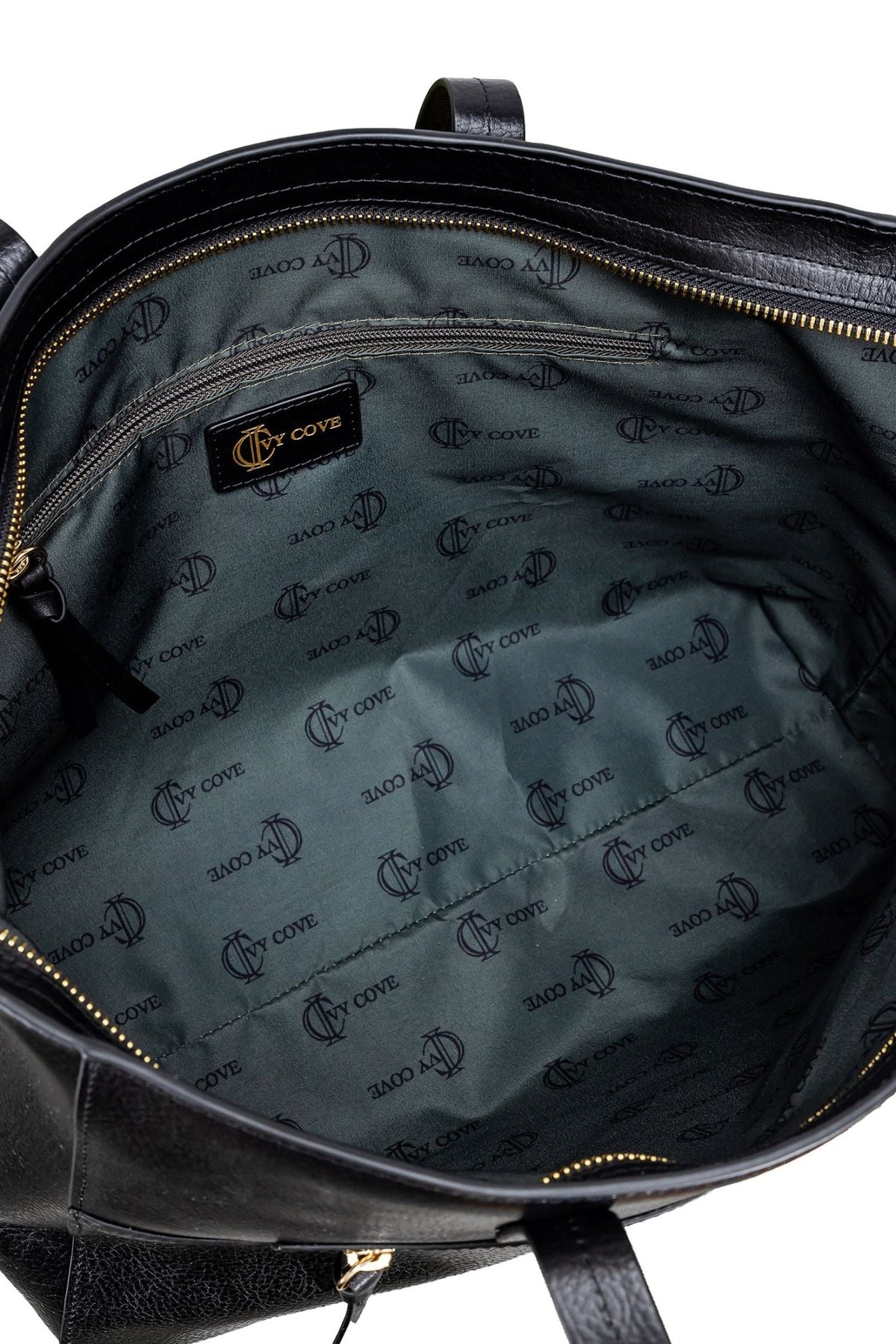 Morro Zip Tote - Black - Ivy Cove Montecito