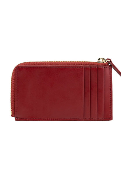 On Deck Leather Mini Wallet - Red - Ivy Cove Montecito