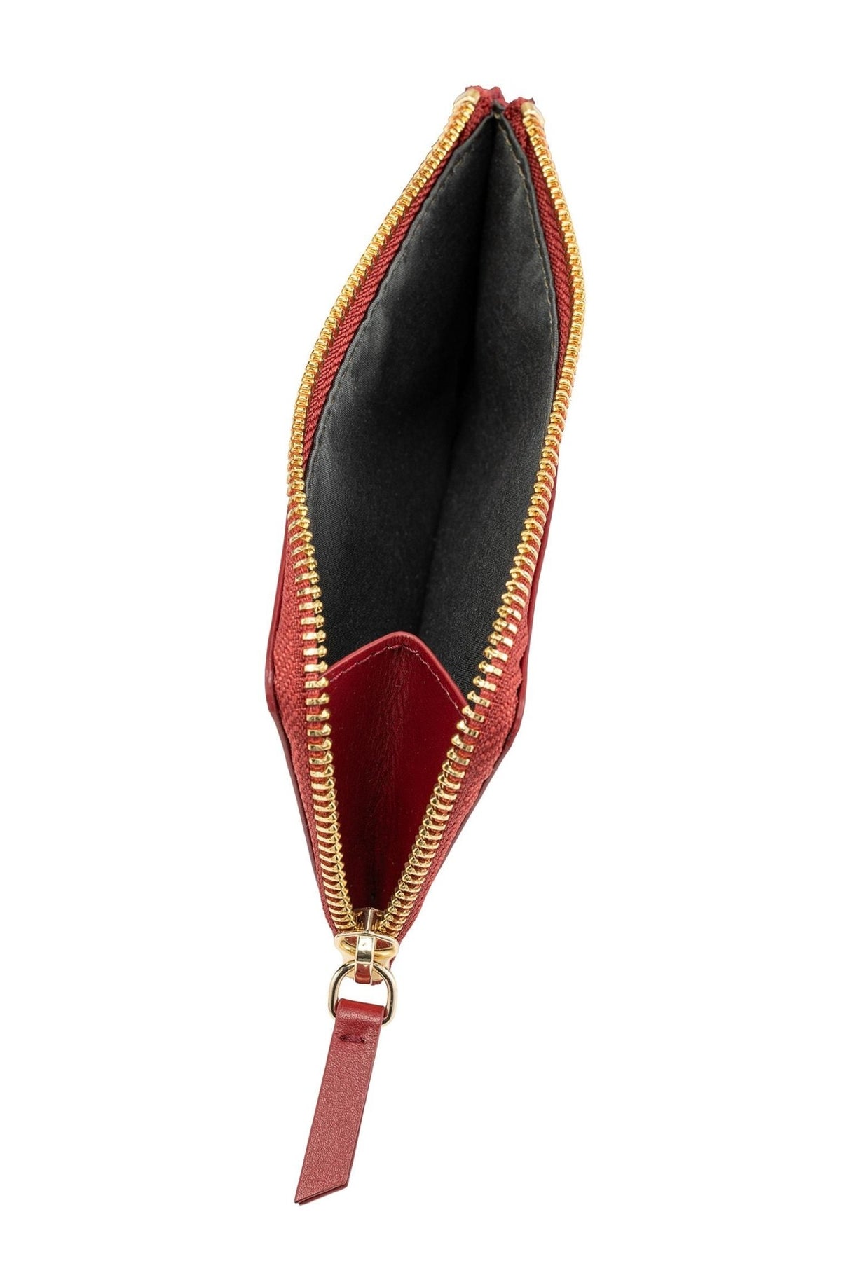 On Deck Leather Mini Wallet - Red - Ivy Cove Montecito