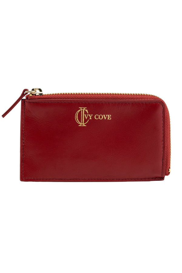 On Deck Leather Mini Wallet - Red