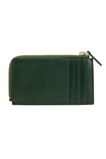 On Deck Leather Mini Wallet - Teal - Ivy Cove Montecito