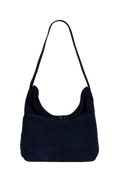 Padaro Suede Hobo Bucket Bag - Navy