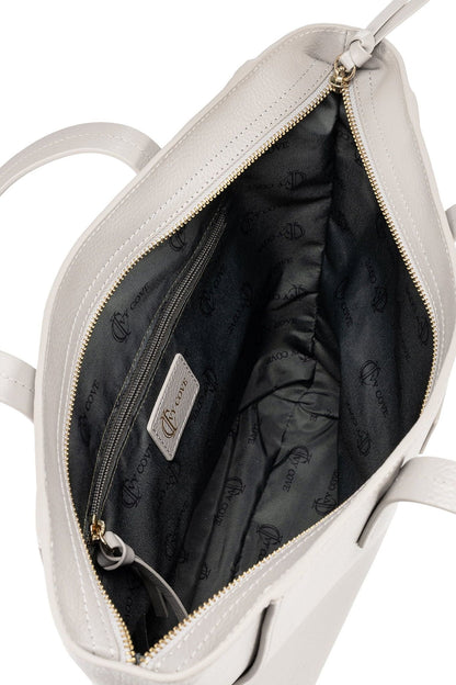 Sierra Zip Top Leather Tote - Ivy Cove Montecito