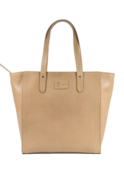 Sierra Zip Top Leather Tote - Ivy Cove Montecito