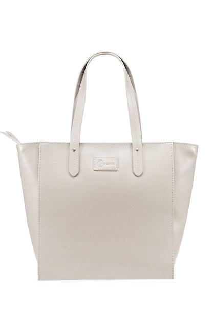 Sierra Zip Top Leather Tote - Ivy Cove Montecito